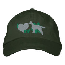 I Love my Gordon Setter Embroidered Hat (Green)