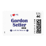 I Love My Gordon Setter Mix (Female Dog) postage