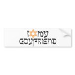 I love my goyfriend bumper sticker