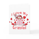 I love My Grandad Rag Doll & Hearts cards