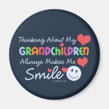 I Love My Grandchildren Fridge Magnet
