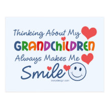 I Love My Grandchildren Postcard