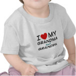 I Love My Grandma and Grandpa T Shirt