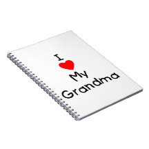 I love my grandma spiral notebooks