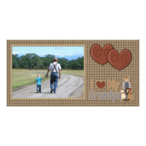 I Love My Grandpa (farmer) Photocard Picture Card