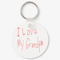I Love My Grandpa! Keychain by TShirtDotCom I Love My Grandpa! Keychain