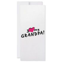 I love my grandpa! rack cards