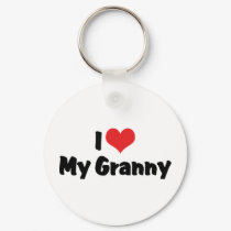 I Love My Granny Keychain