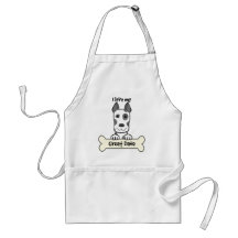 I Love My Great Dane Apron