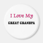 I Love My Great Grandpa Refrigerator Magnet