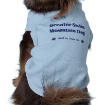 I Love My Greater Swiss Mountain Dog (Male Dog) Pet Clothes