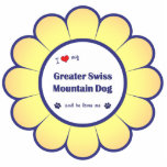 I Love My Greater Swiss Mountain Dog (Male Dog) Cut Outs