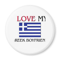 I Love My Greek Boyfriend magnets by flagshirt I Love My Greek Boyfriend magnets