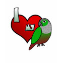 I Love my Green Cheeked Conure t-shirts