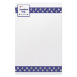 I Love My Greenland Dog (Male Dog) Stationery Paper