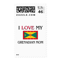 I Love My Grenadian Mom postage