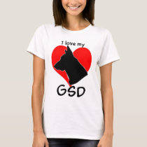 I love my GSD! t-shirts by designsbyrenie I love my GSD! t-shirts