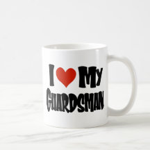 I Love My Guardsman Mugs