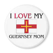 I Love My Guernsey Mom magnets by tshirtshirts I Love My Guernsey Mom magnets