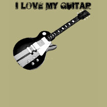 I love my Guitar...More than my Girlfriend t-shirts