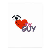I Love My Guy - I Love My Girl postcards