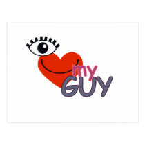 I Love My Guy - I Love My Girl postcards