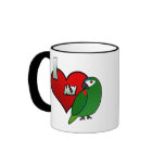 I Love my Hahn's Macaw Mug