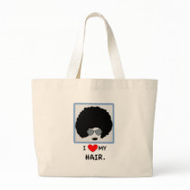 I love my Hair - Afro Canvas Bag