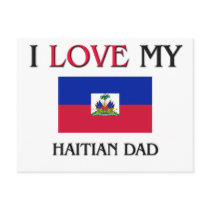 I Love My Haitian Dad postcards