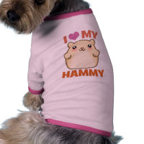 I Love My Hammy pet clothing