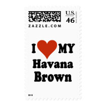 I Love My Havana Brown Cat Merchandise postage