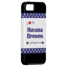 I Love My Havana Browns (Multiple Cats) iPhone 5 Case