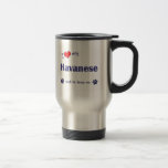 I Love My Havanese (Male Dog) Coffee Mugs
