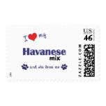 I Love My Havanese Mix (Female Dog) postage