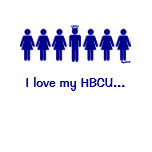 I love my HBCU (navy) t-shirts