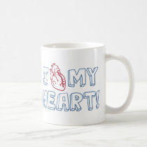 I Love My Heart mugs