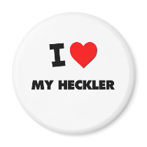 I Love My Heckler Refrigerator Magnet