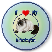 I Love My Himalayan Button