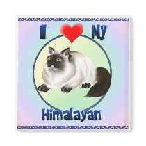 I Love My Himalayan Magnet