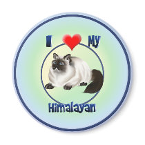 I Love My Himalayan Magnet magnets