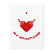 I Love My Homebrew Postcards
