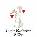I Love My Honey Bunny T Shirt