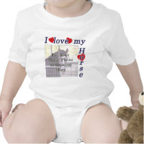 I love my Horse: Add your Photo or Text t-shirts by HorseTeez I love my Horse: Add your Photo or Text t-shirts