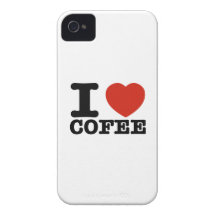 I love my Hot coffee iPhone 4 Cases