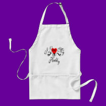 I Love My Hubby aprons by fashionfiles I Love My Hubby aprons