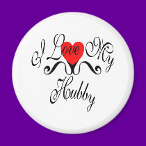 I Love My Hubby magnets by fashionfiles I Love My Hubby magnets