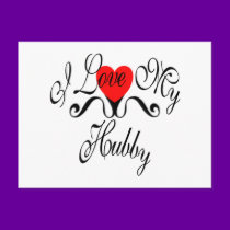 I Love My Hubby postcards by fashionfiles I Love My Hubby postcards