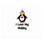 I Love My Hubby Postcards