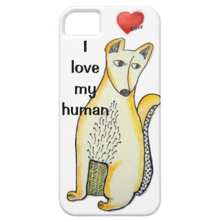 I love my human iPhone 5 Barely Universal Case