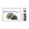 i love my human postage by ibnancy i love my human postage